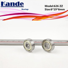 Kande Bearings 626 ABEC-1 626 ZZ  ABEC-3 626ZZ  ABEC-5 626ZZ  Miniature Deep Groove Ball Bearing 6x19x6mm 626-2Z 2024 - buy cheap