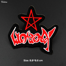 Fashion Cool Red Stars Letters Patch Ironing Badges Rock Music Stickers Embroidery Applique For Clothes Cropped Patches 2024 - buy cheap