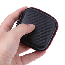 Mini Portable Earphone Case Storage EVA Box Zipper Coin Bag For Memory Cards MP3 USB Cable Headset  Earphone Cable 2024 - buy cheap