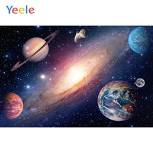 Yeele Виниловый фон для фотосъемки детей с солнечной системой Вселенная планеты на день рождения фон для фотосъемки мальчиков для фотостудии 2024 - купить недорого
