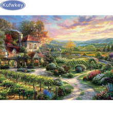 diamond Painting country house landscape 5D Diamond Mosaic Diamond Embroidery Sale DIY Rhinestone Picture Home Decor Gift 2024 - buy cheap