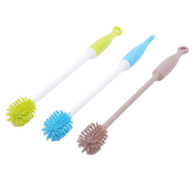 3 Colors Baby Bottle Brushes Cleaning Cup Brush For Nipple Spout Tube Kids Feeding Cleaning Brush Nipple Brush Coffe Tea 2024 - buy cheap