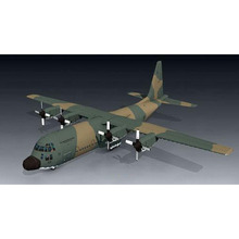 C-130H 3D de gran tamaño 1:50, avión Hércules, modelo de papel, ensamblaje, trabajo Papercraft, juego de rompecabezas, juguete educativo DIY 2024 - compra barato