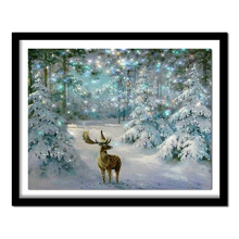 5D DIY Diamond Painting Deer Diamond  Picture Of Rhinestones Christmas Diamond Embroidery Cross Stitch Home Decor 2024 - buy cheap