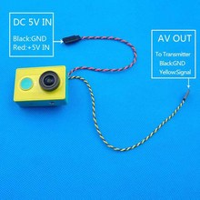 FPV Image Data Transmission Line AV Video Output Cable Rechargeable Cable for XiaoMi XiaoYi Sport Action Camera 2024 - buy cheap