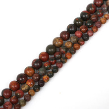 New Arrival Natural Red Stone Loose Round Shape Beads Dia 6 8 10mm For Jewelry&DIY Bracelet Handmade Making 2024 - buy cheap