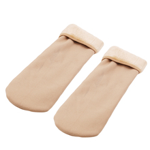Mulheres inverno quente engrossar térmica macio cor sólida casual meias de lã cashmere casa botas de neve meias de chão de veludo 2024 - compre barato