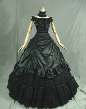 2017 marca nueva 18th Century renacentista Victorian vestido de época vampiro fiesta vestido de bola 2024 - compra barato