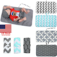 Cambiador de pañales plegable portátil para bebé, cubiertas de almohadilla de viaje, tapete impermeable, bolsa de almacenamiento, manta 2024 - compra barato