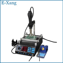 3 Functions in 1 Bga Rework Station YIHUA 853AAA 650W SMD Hot Air Gun+ 60W Soldering Irons +500W Preheating Station 2024 - buy cheap
