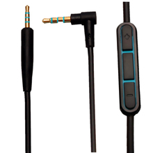 Cable de Audio de repuesto de 1,5 m para bo-se, Cable de 2,5 a 3,5mm, cómodo y silencioso, micrófono de auriculares QC25 con controlador para apple, novedad 2024 - compra barato