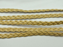 Cuerda de polipiel trenzada para joyería, cordón plano tejido de 5x1mm, Color caqui, 32,8 pies 2023 - compra barato
