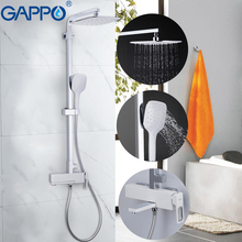 GAPPO bathtub faucet chrome massage shower set bathroom rainfall mixer shower wall mounted torneira do anheiro faucet bathtub 2024 - buy cheap
