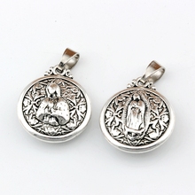 4pcs  Virgin Mary Religious Alloy Charm Pendant Fit Necklace DIY Accessories 25.8x35mm A-480a 2024 - buy cheap