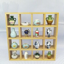 1/12 Scale Dollhouse Miniature Furniture 4-layer Living Room Wooden Display Shelf Model Decro Settling Book 2024 - buy cheap