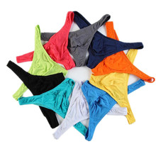 Wholesale Sexy Mens Underwear Modal Briefs Thongs Soft Bulge Pouch Underpants Slip Homme Men's Bikini Briefs Thong High Quality 2024 - buy cheap