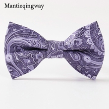 Mantieqingway Polyester Paisley Cravat Ties for Men Neckwear Bow Tie Female Bowtie Formal Business Papillon Wedding or Party 2024 - buy cheap
