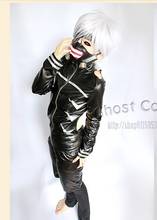 Новое поступление, хит, аниме, Токийский Гуль Кен канеки, костюм для косплея, костюмы на Хэллоуин, женская модель 3 в 1, PU пальто + короткие штаны 2024 - купить недорого