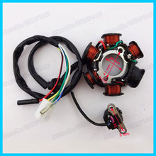 GY6-bobina de encendido para Scooter, motor Magneto de 6 polos para ciclomotor, Sunl, Roketa, Vespa, motocicletas 2024 - compra barato