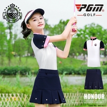 2020 Girls Golf Summer Skirts Set Short Sleeve Shirt Pleated Star Skirt Girls Quick-dry Tennis Badminton Clothing Suit D0785 2024 - buy cheap