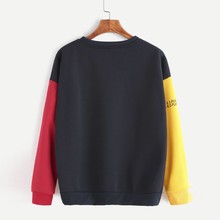 Plus Size Outono Camisolas Para Mulheres 2018 Letra Imprimir O-pescoço Camisola Top das Mulheres de Manga Longa Ponte Pullover Harajuku #30 2024 - compre barato