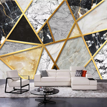 Modern Simple Marble Geometric Pattern Mural Wallpaper 3D Abstract Art Wall Paper Living Room TV Home Decor Luxury 3 D Frescoes 2024 - buy cheap