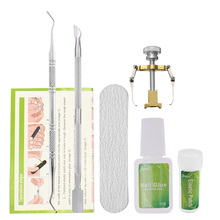 Kit de ferramentas para correção de unha encravada, utensílio de tratamento para reparação de pedicure e cuidados com os pés 2024 - compre barato