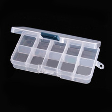 Wholesale 10 cells/7 cells Plastic lots Adjustable Jewelry Storage Box Case Craft Organizer Beads Container for Designer DIY 2024 - buy cheap