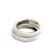 Простой Романтический дизайн, модное простое матовое кольцо 8RD150 2024 - купить недорого