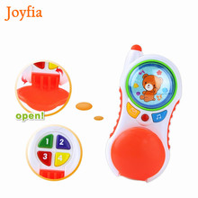 Brinquedo eletrônico do telefone celular do miúdo telefone celular educacional brinquedos de aprendizagem musical & piscando luz bebê brinquedo infantil # 2024 - compre barato
