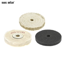 4"/100mm 3 in 1 Bench Grinder Sisal  & Nylon & Cotton Stitch Polishing Buffing Wheel 2024 - buy cheap