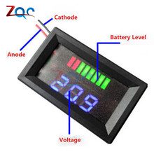 Indicador de bateria de chumbo-ácido led, 12v 24v 36v 48v, capacidade de bateria, testador de ácido, voltímetro, indicador de nível de carga para arduino 2024 - compre barato