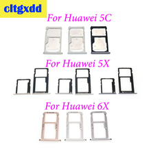 Cltgxdd лоток для sim-карт + Nano SIM & Micro SD для Huawei Honor 5C 5X 6X держатель для sim-карт Слот Запасные части 2024 - купить недорого