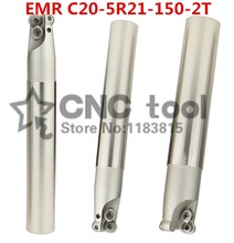 EMR C20-5R21-150-2T R5 индексируемая Концевая фреза, Фрезерный инструмент, R5 тороидальная фреза для фрезерного станка, 150 мм держатель мельницы для RPMT1003MO 2024 - купить недорого