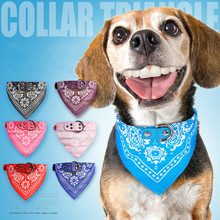 7-color, cat bib, small dog collar, Teddy dog scarf, pet accessories, towel collar, Cloth scarf, Adjustable collar print collars 2024 - buy cheap