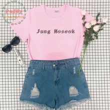 BTS korean style tumblr fashion unisex women top cool Jung Hoseok T SHIRT streetwear aesthetic befree tee clothes letter print  2024 - buy cheap