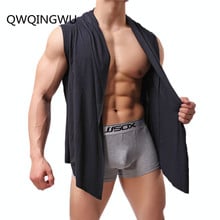 Roupa íntima masculina modeladora de luta, camiseta boxer macia de manga modal traje roupa interior roupa de casa 2024 - compre barato