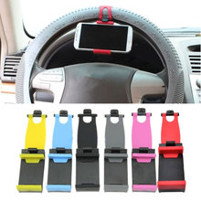 Auto Car Steering Wheel Phone Holder Flexible Universal Mount Bracket GPS Stand Support for iPhone 6S Plus Samsung S7 2024 - buy cheap