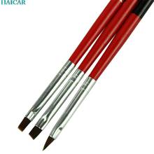 3pcs/set Nail Art Brushes Set Nail art Tools Painting Pen for false nail tips nail gel polish Red Soft Pen 2024 - buy cheap