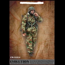 1/35 солдат полимерные фигурки солдат GK без покрытия без цвета, военная тема Второй мировой войны 2024 - купить недорого