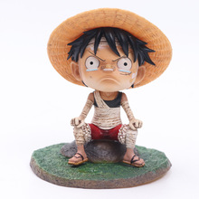 Аниме One Piece Monkey D Luffy с бандажом детство Ver. Экшн-фигурка из ПВХ, Коллекционная модель, детские игрушки, кукла, игрушки 13 см 2024 - купить недорого