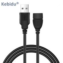 Кабель-удлинитель Kebidu USB 2,0 «штырь-гнездо», 3 м 2024 - купить недорого