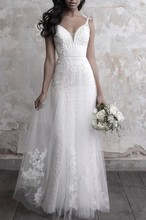 Vestidos de novia de encaje de sirena para mujer, Vestidos de novia sexys con Espalda descubierta, Vestidos de novia blancos baratos 2021 2024 - compra barato