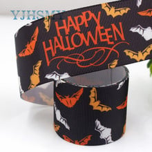 YJHSMY G-18914-1122,10 yards,38 mm Halloween Ribbons Thermal transfer Printed grosgrain,Gift wrapping DIY Handmade materials 2024 - buy cheap