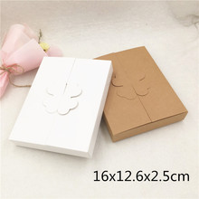 12pcs/lot High Quality White Kraft Clover box to pack Handmade Soap Cherry Petal Candy,Easy Folding Gift Storage carton 2024 - buy cheap