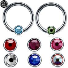 1Pc 16G G23 Titanium Nose Ring Piercing Body Jewelry Nose Hoop Nostril Clip-on Earrings Tiny Flower Helix Cartilage Tragus Ring 2024 - buy cheap