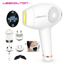 Lescolton t011i ipl depilador laser para mulheres, dispositivo de remoção de pelos a laser, remoção permanente de pelos para rosto, perna, corpo de biquíni 2024 - compre barato