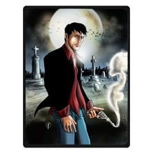 Dylan Dog Coral Fleece Children Travel Blanket Custom Bed Sofa Car Winter Warm Throw Blankets Bed Sheet 2024 - buy cheap