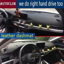 For Audi a4 a5 b9 avant 2016 2017 2018 2019 Leather Dashmat Dashboard Cover Pad Dash Mat SunShade Carpet Custom Cover  LHD+RHD 2024 - buy cheap