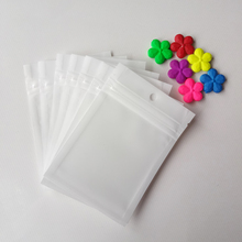 Bolsas de plástico con cremallera de cierre automático, paquete de bolsas de plástico con película de perlas, Ziplock, con agujero para colgar, color blanco/claro, 10x18cm, 1000 Uds. 2024 - compra barato